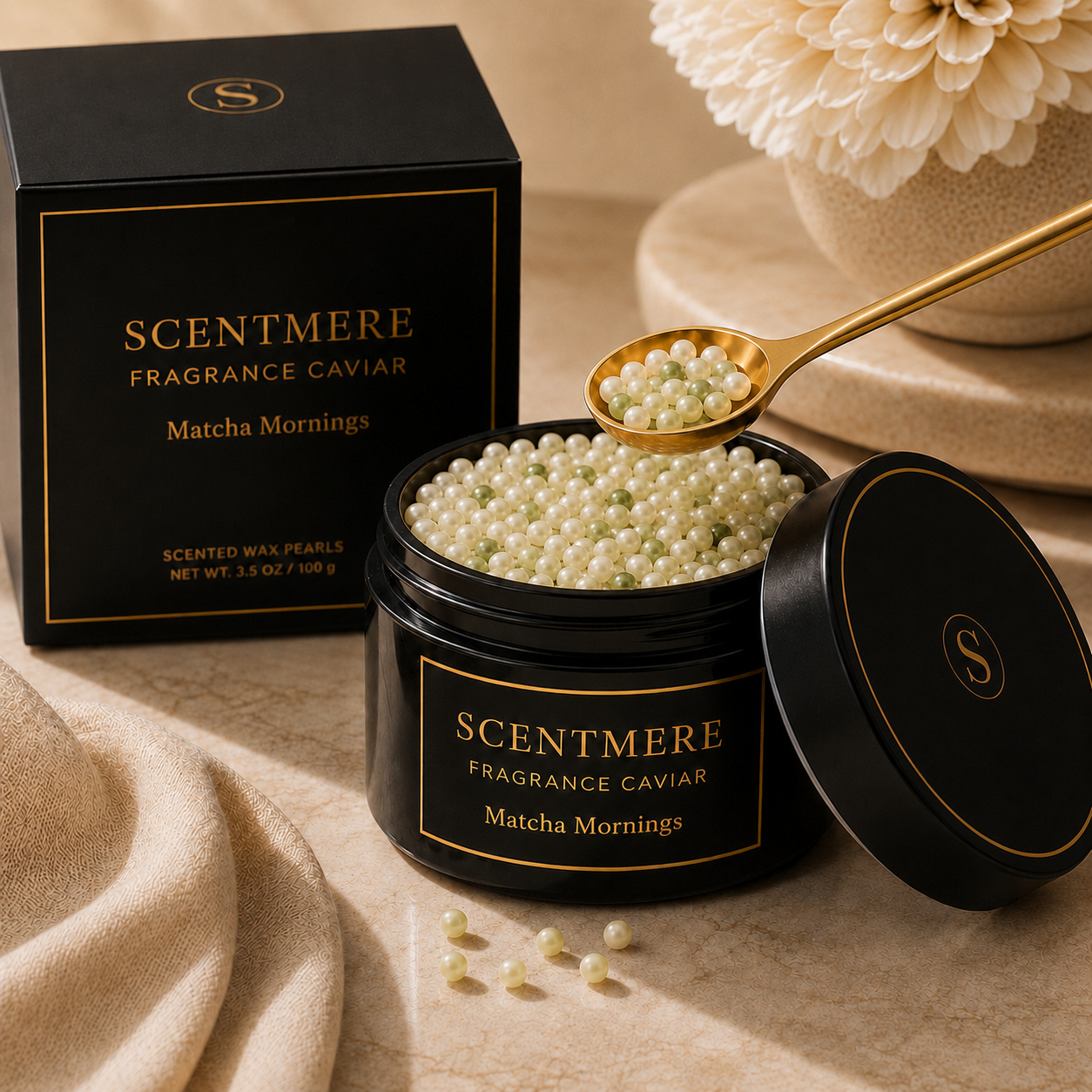 Matcha Mornings Fragrance Caviar™ | Matcha Tea, Bergamot, Vanilla & Soft Woods
