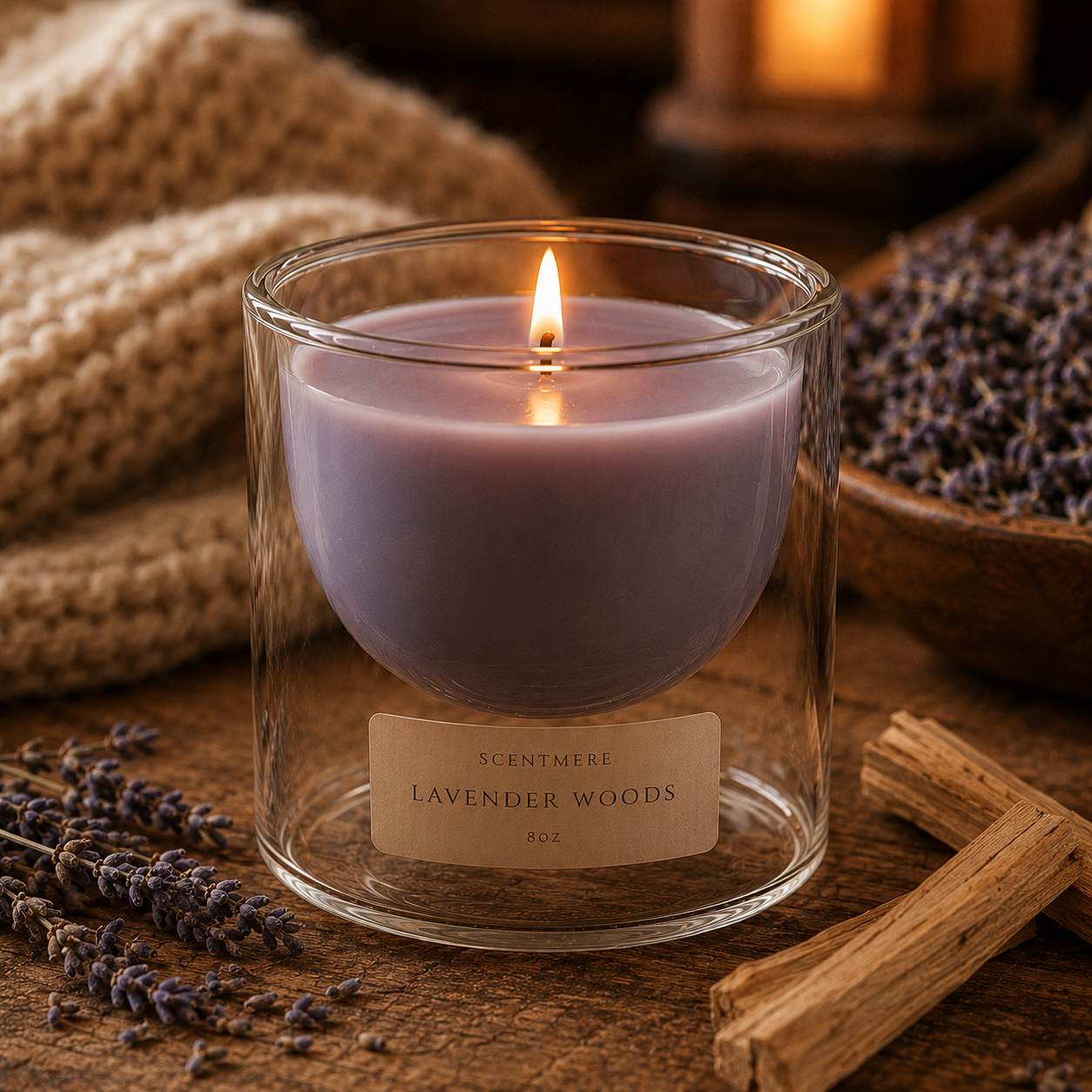 Lavender Woods – Coastal Lavender, Cedar & Sandalwood Candle