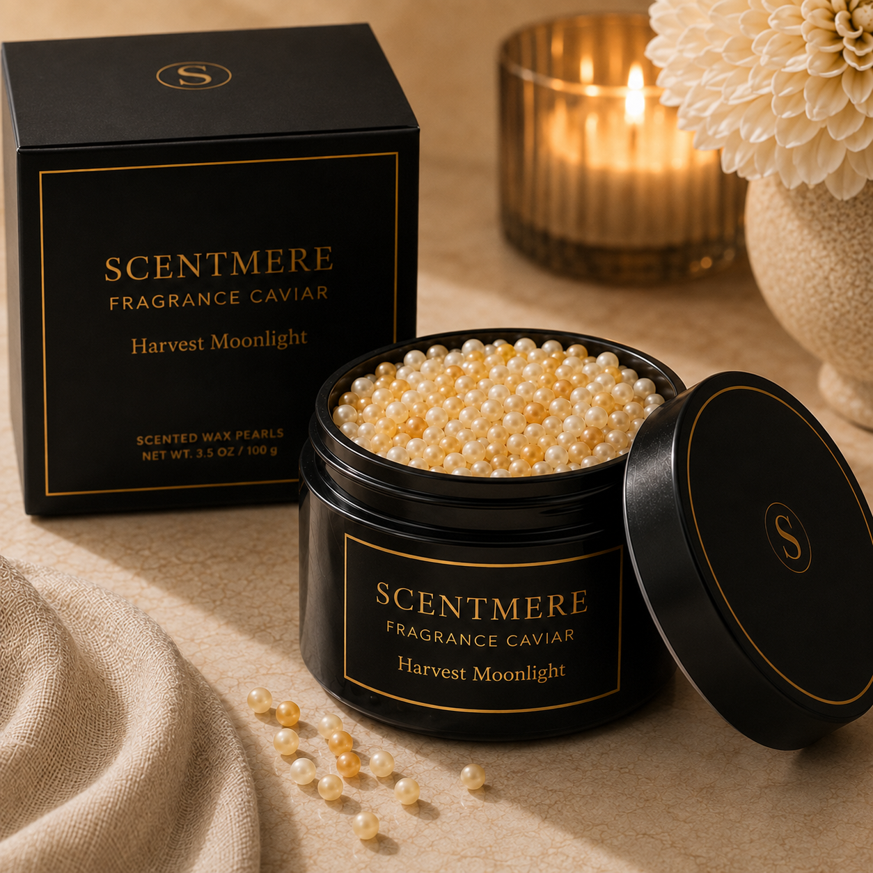 Harvest Moonlight Fragrance Caviar™ | Spiced Pumpkin, Amber, Vanilla & Sandalwood