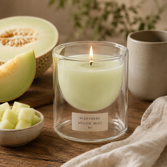 Melon Mist – Watermelon, Cucumber & Honeydew Candle