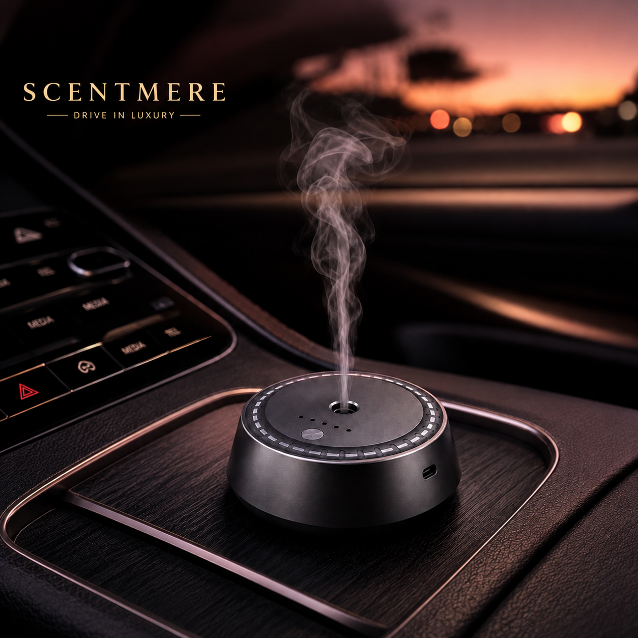 SCENTMERE Electric Car Diffuser | Smart Luxury Auto Fragrance