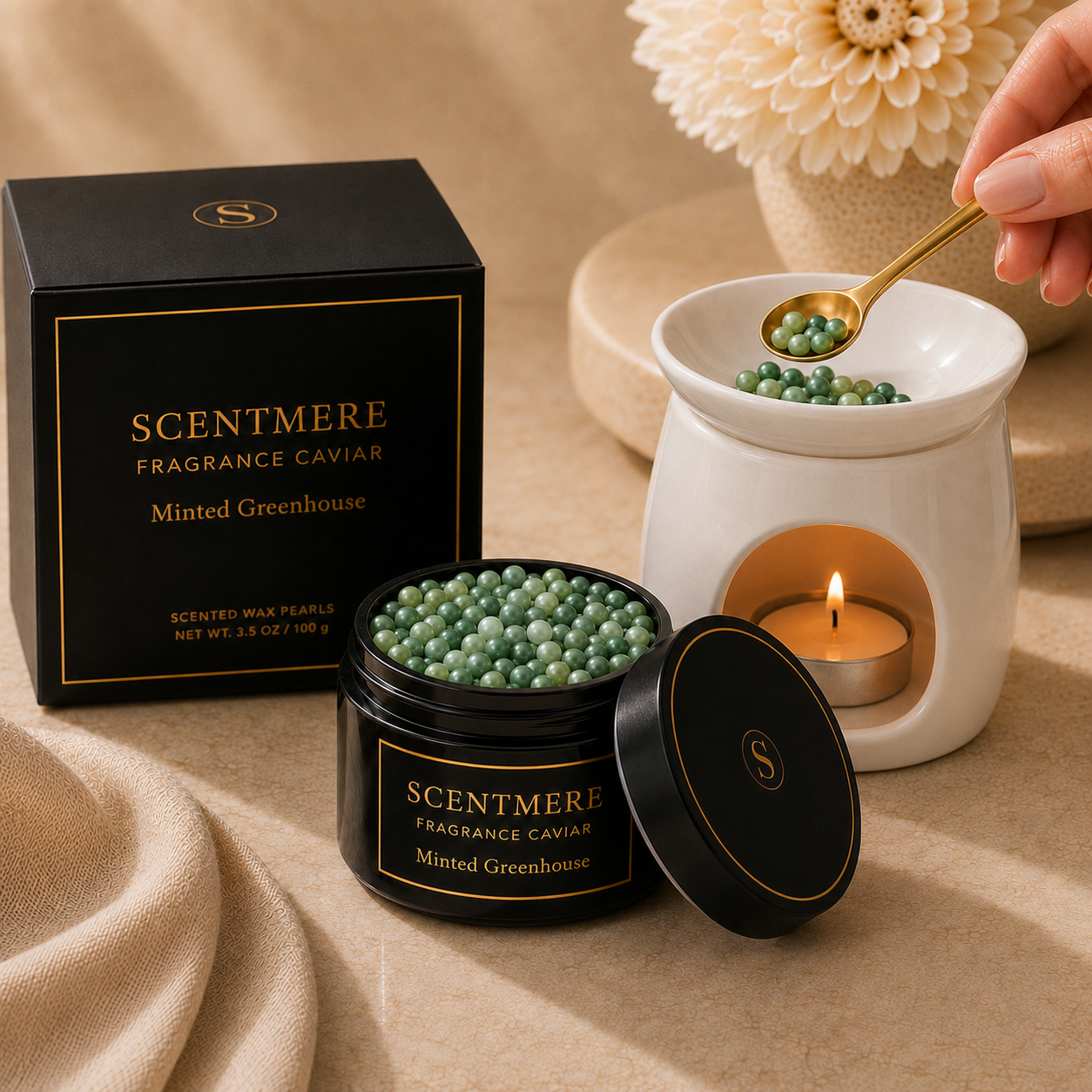 Minted Greenhouse Fragrance Caviar™ | Spearmint, Green Fig, Fresh Herbs & Soft Woods