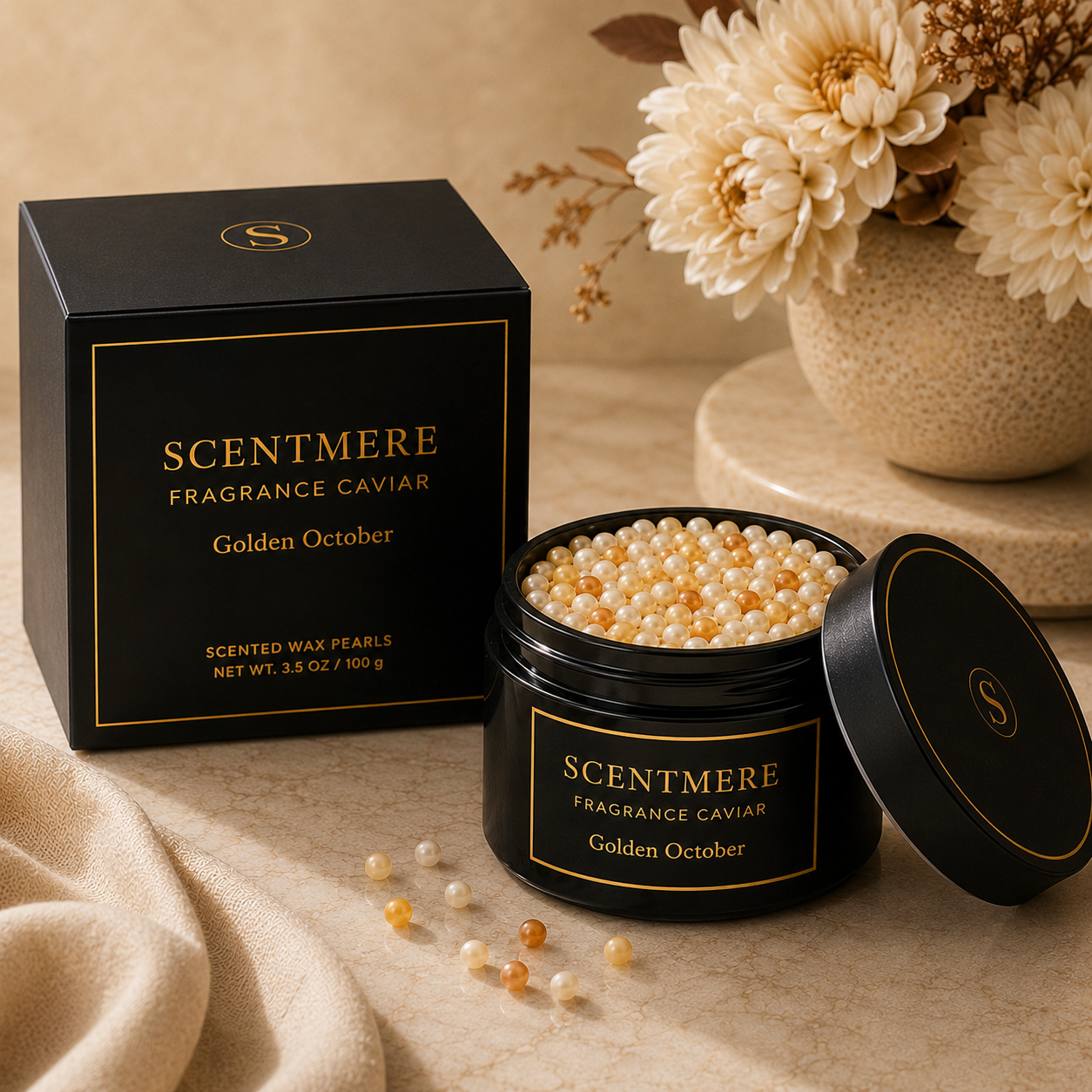 Golden October Fragrance Caviar™ | Golden Apple, Amber, Cinnamon & Sandalwood
