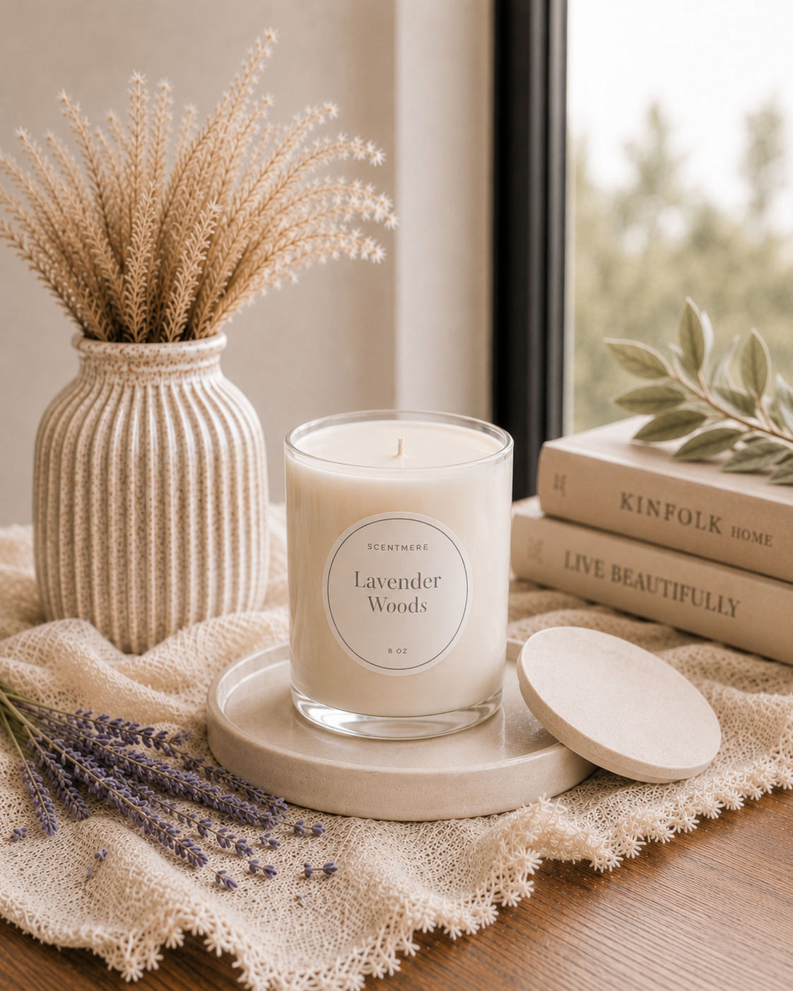 Lavender Woods – Coastal Lavender, Cedar & Sandalwood Candle