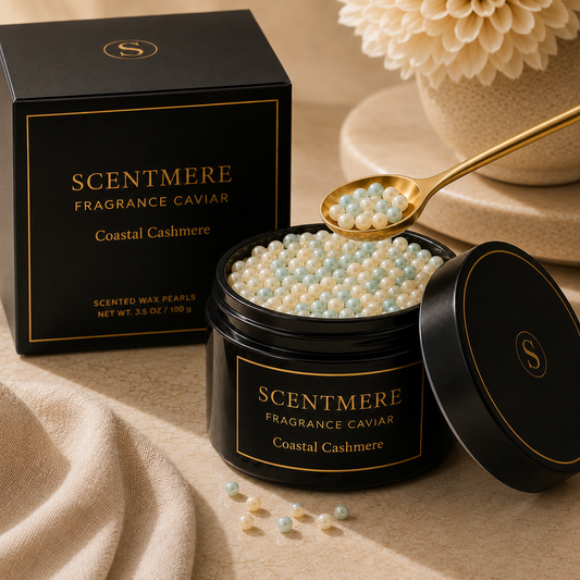 Coastal Cashmere Fragrance Caviar™ | Sea Salt, Bergamot, Sandalwood & Cashmere Musk