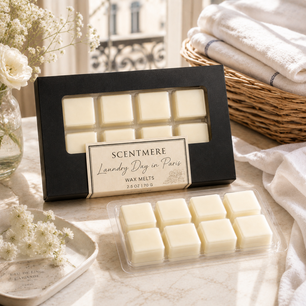 Laundry Day in Paris | Luxury Wax Melt Bar