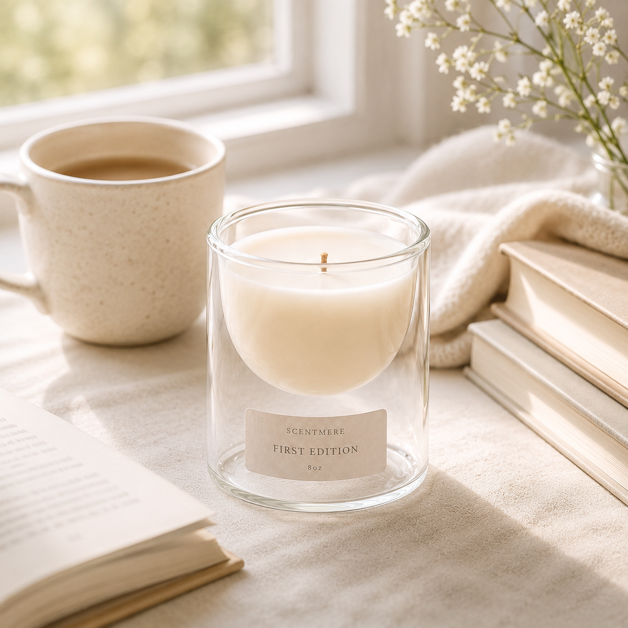First Edition | Aged Books, Cedar & Coffee Candle