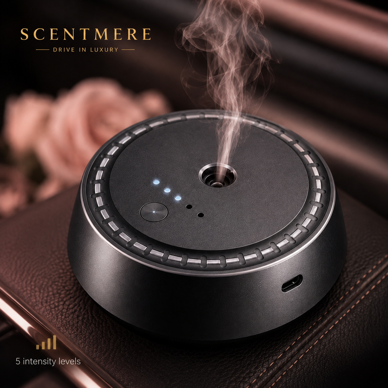 SCENTMERE Electric Car Diffuser | Smart Luxury Auto Fragrance