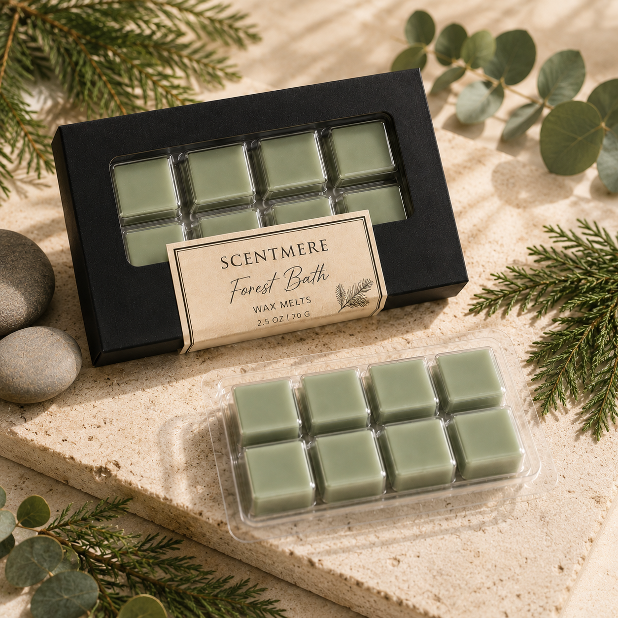 Forest Bath Wax Melts | Earthy Spa-Inspired Wax Bar
