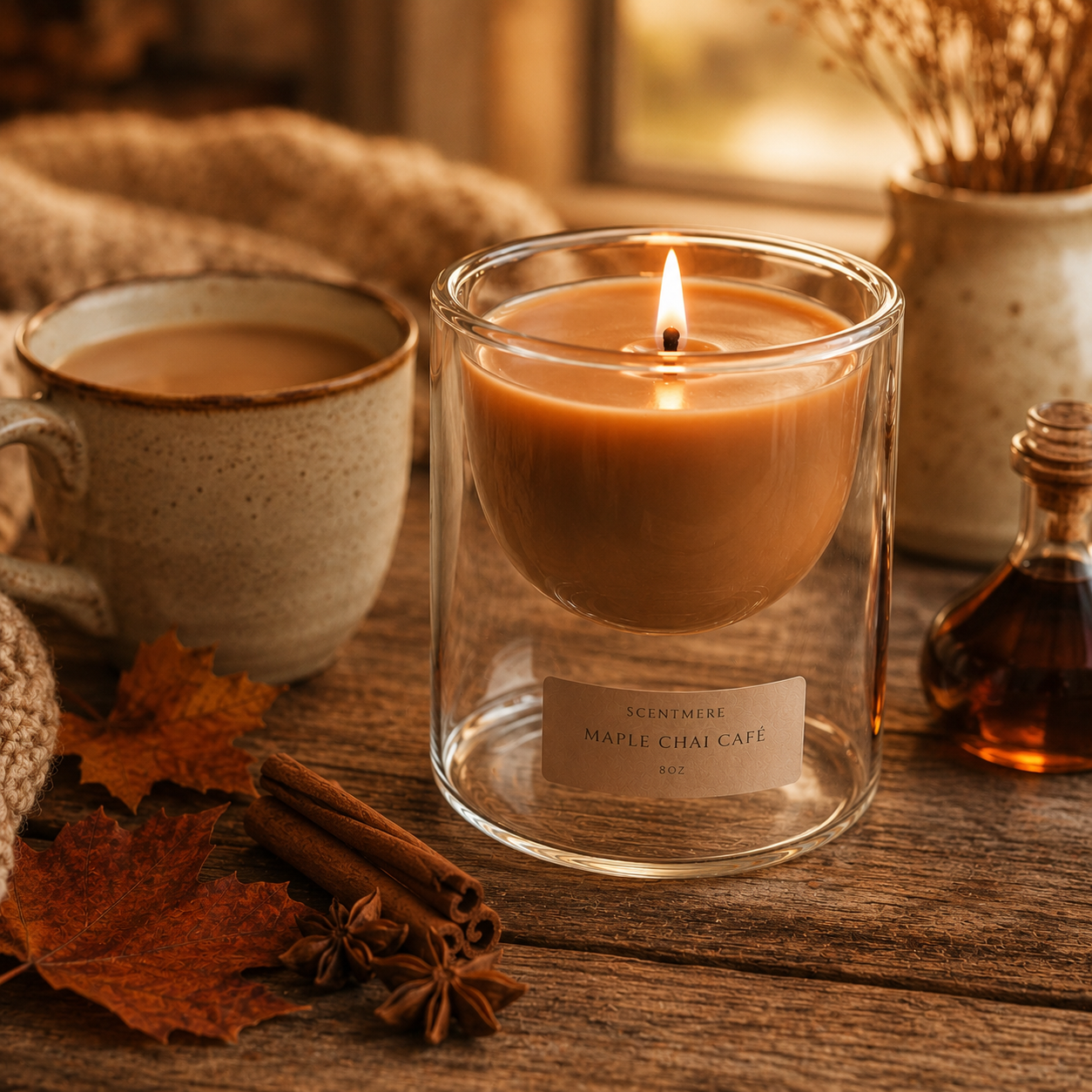 Maple Chai Café - Coffee, Chai & Maple Candle