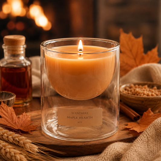 Maple Hearth | 8 oz Maple Leaf, Acorn & Sandalwood Candle