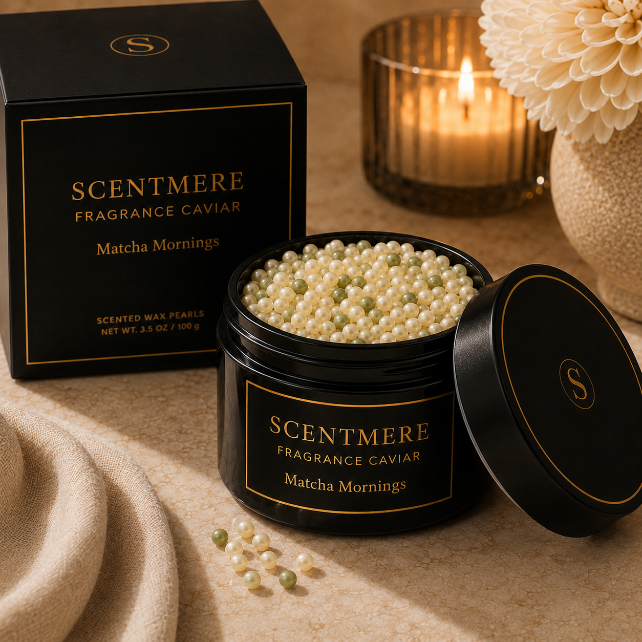 Matcha Mornings Fragrance Caviar™ | Matcha Tea, Bergamot, Vanilla & Soft Woods