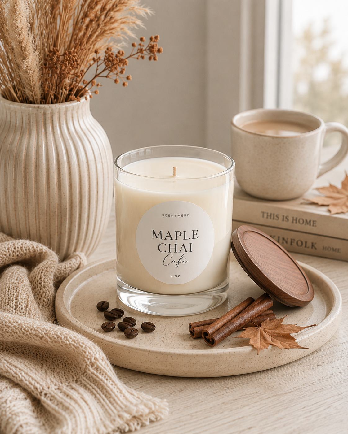 Maple Chai Café - Coffee, Chai & Maple Candle