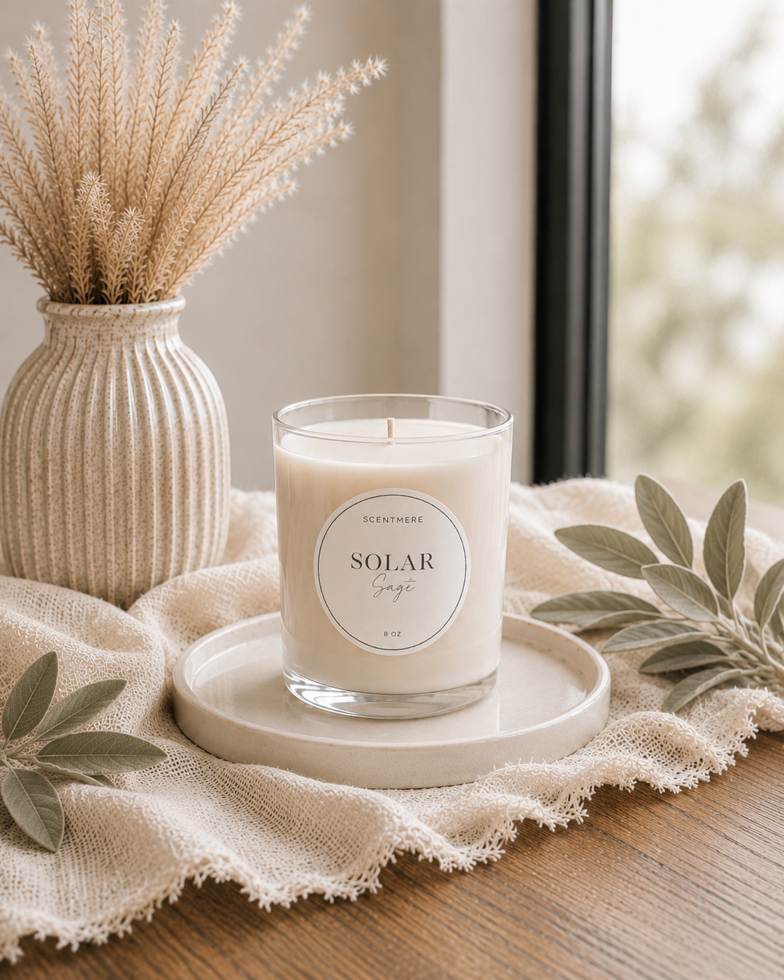 Solar Sage | Pineapple, Bergamot & Green Sage Candle