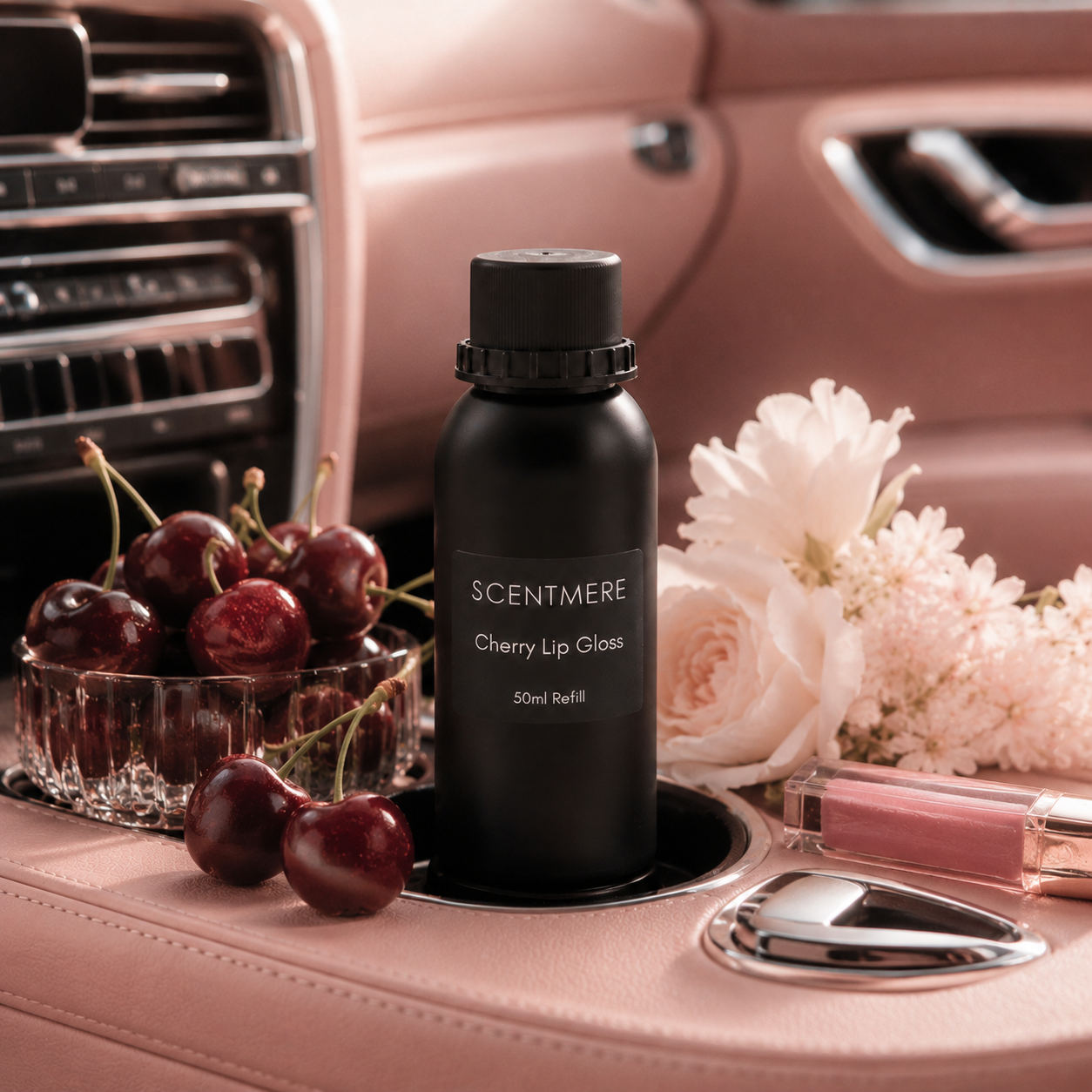 SCENTMERE Cherry Lip Gloss | 50ml Car Diffuser Refill