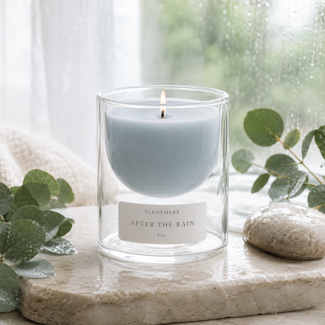 After the Rain | Rainwater, White Tea & Soft Musk Candle