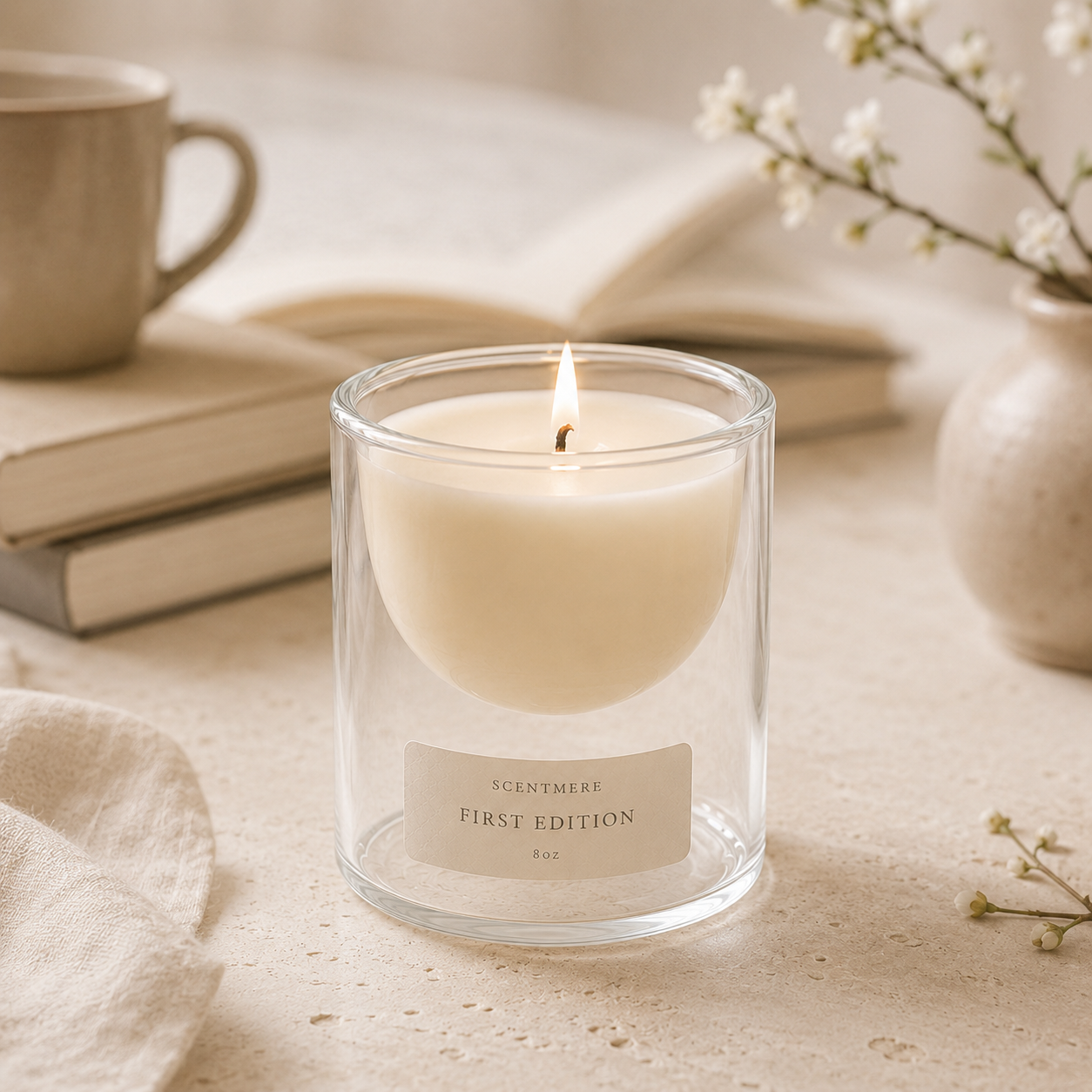 First Edition | Aged Books, Cedar & Coffee Candle