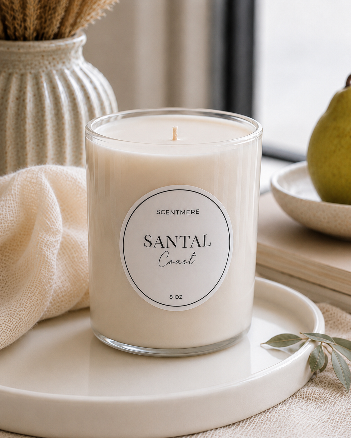 Santal Coast – Coconut, Sandalwood & Cedar Candle