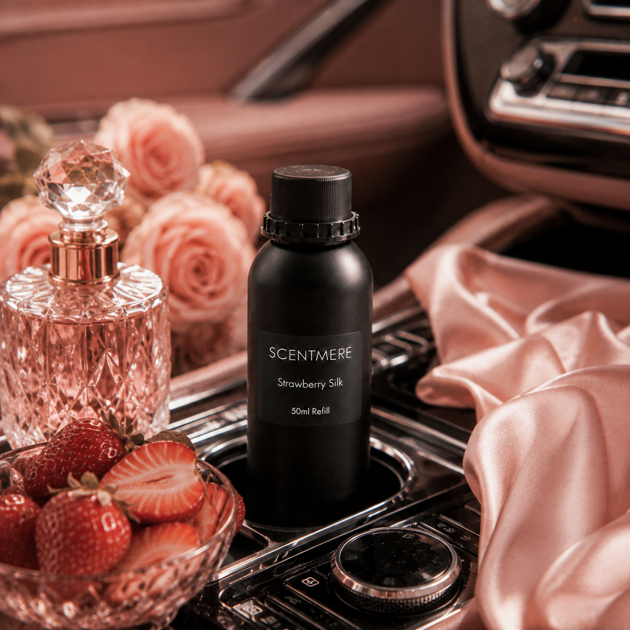 SCENTMERE Strawberry Silk | 50ml Car Diffuser Refill