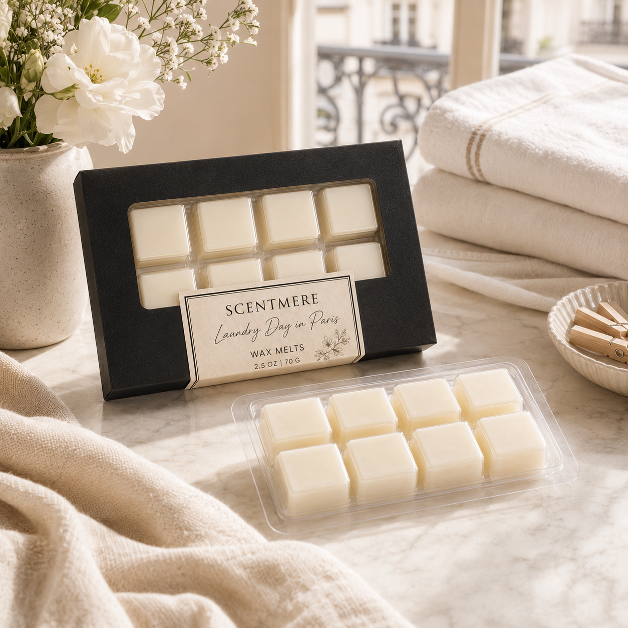 Laundry Day in Paris | Luxury Wax Melt Bar
