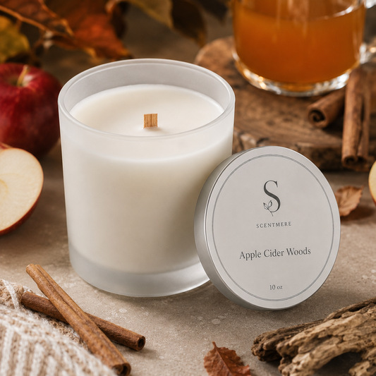 Apple Cider Woods | Spiced Apple & Cedar 10oz Candle