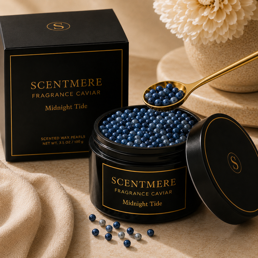 Midnight Tide Fragrance Caviar™ | Marine Air, Sea Salt, Cedarwood & Dark Musk