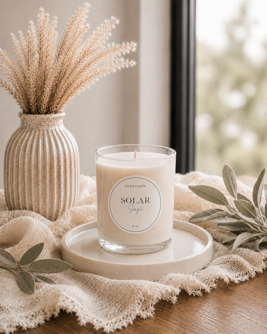 Solar Sage | Pineapple, Bergamot & Green Sage Candle
